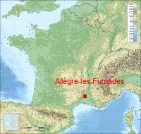 localisation mairie de Allègre-les-Fumades