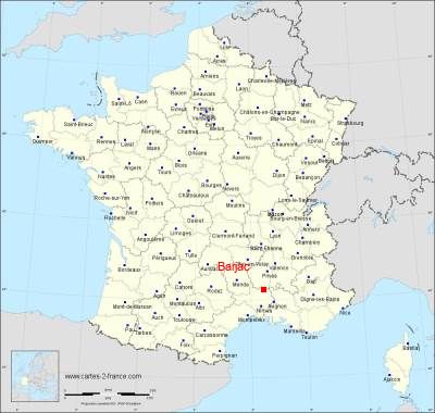 Carte de Barjac