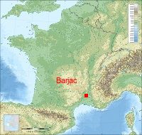 Carte de Barjac