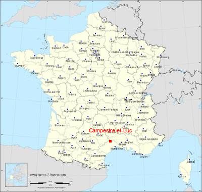 Carte de Campestre-et-Luc