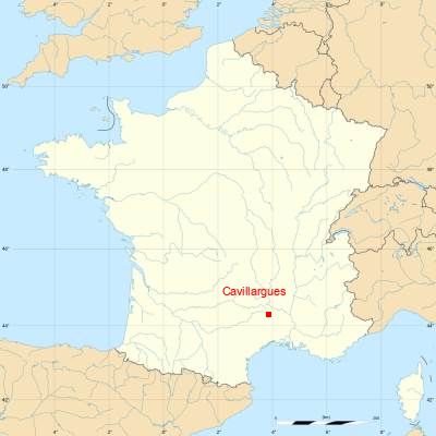 Fond de carte avec Cavillargues