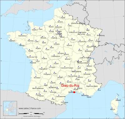 Carte de Grau-du-Roi