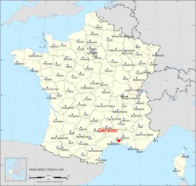 Carte de Générac