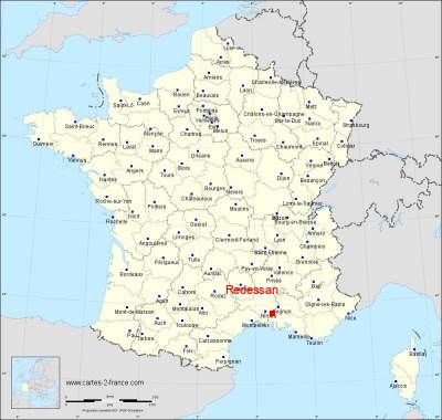 Carte de Redessan