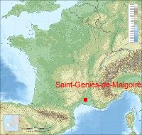localisation mairie de Saint-Geniès-de-Malgoirès