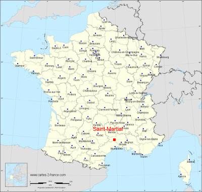 Carte de Saint-Martial