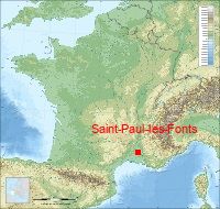 localisation mairie de Saint-Paul-les-Fonts