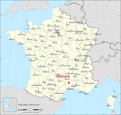 Carte de Saumane