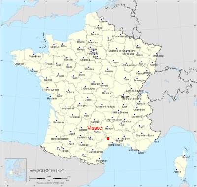 Carte de Vissec