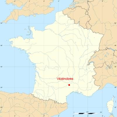 Fond de carte avec Vézénobres
