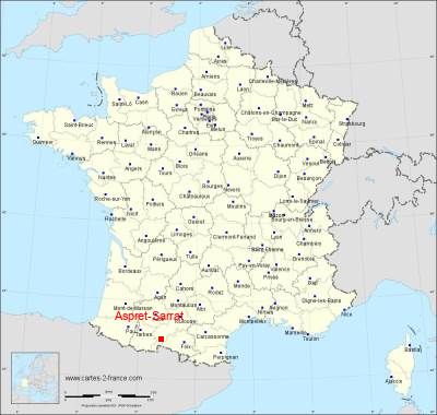 Carte de Aspret-Sarrat