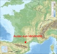 localisation mairie de Auriac-sur-Vendinelle