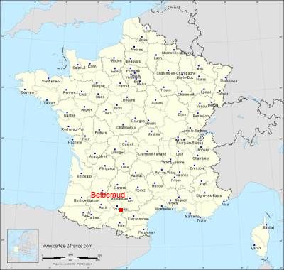 Carte de Belberaud