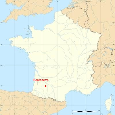 Fond de carte avec Bellesserre