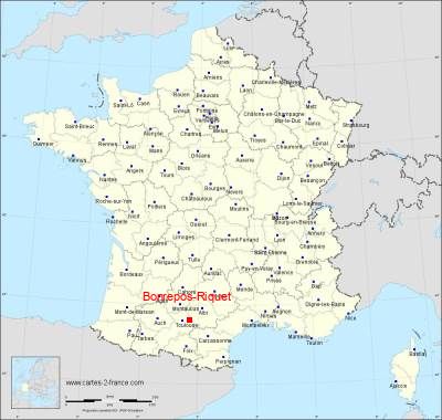 Carte de Bonrepos-Riquet
