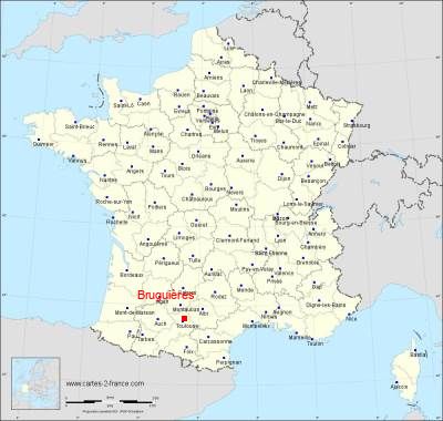 Carte de Bruguières