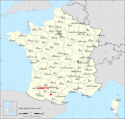 Carte de Capens