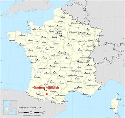 Carte de Castéra-Vignoles