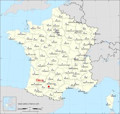 Carte de Daux