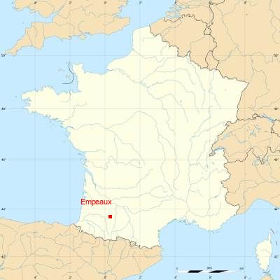 Fond de carte avec Empeaux
