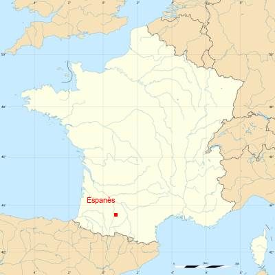 Fond de carte avec Espanès