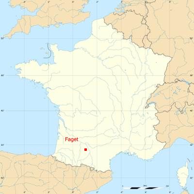 Fond de carte avec Faget