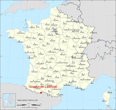 Carte de Gouaux-de-Larboust