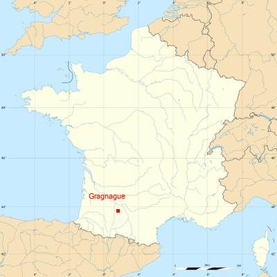 Fond de carte avec Gragnague