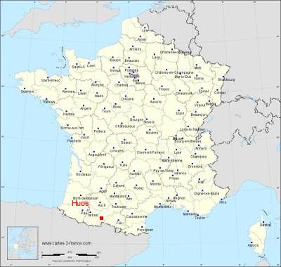 Carte de Huos