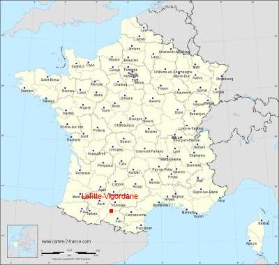 Carte de Lafitte-Vigordane