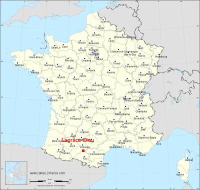 Carte de Lagrâce-Dieu
