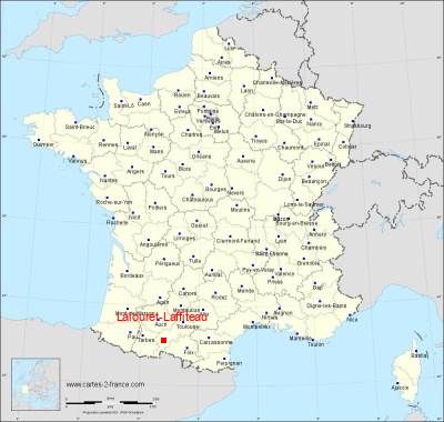 Carte de Lalouret-Laffiteau
