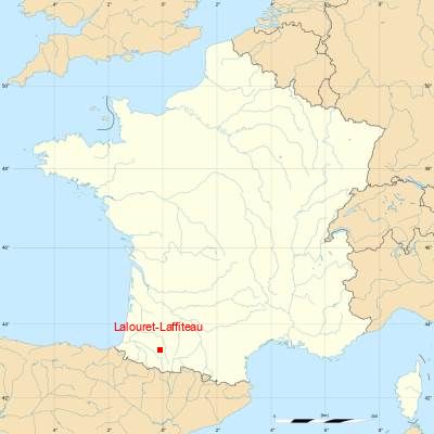 Fond de carte avec Lalouret-Laffiteau
