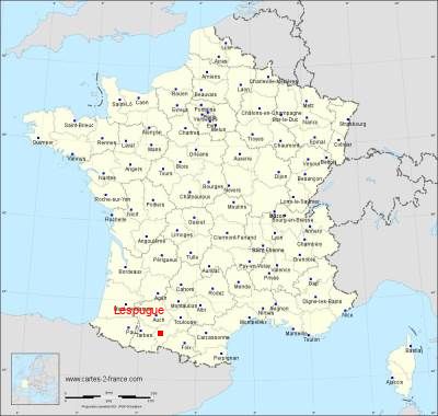 Carte de Lespugue