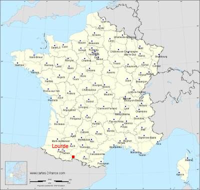 Carte de Lourde