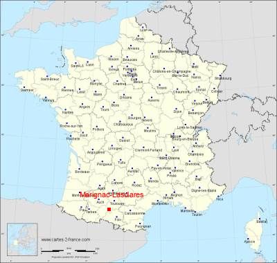 Carte de Marignac-Lasclares