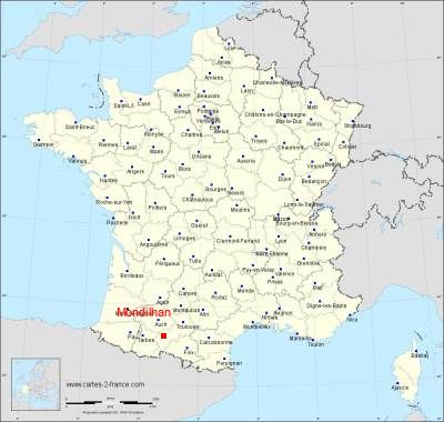 Carte de Mondilhan