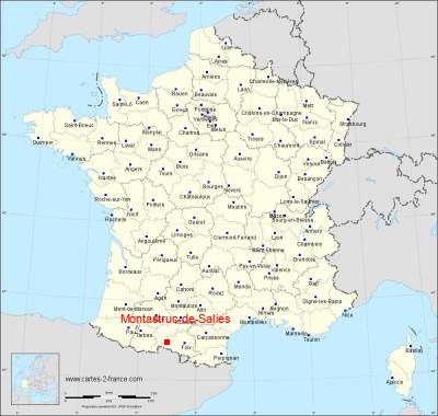 Carte de Montastruc-de-Salies