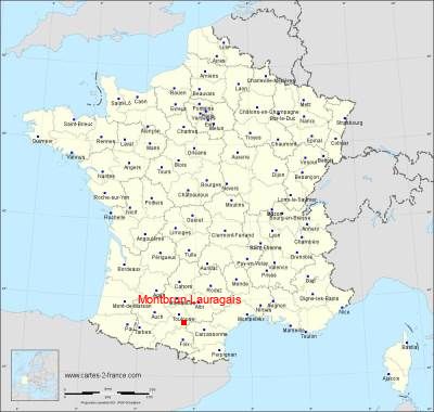 Carte de Montbrun-Lauragais