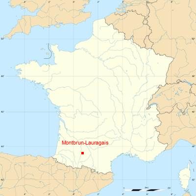 Fond de carte avec Montbrun-Lauragais