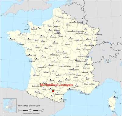 Carte de Montgaillard-Lauragais