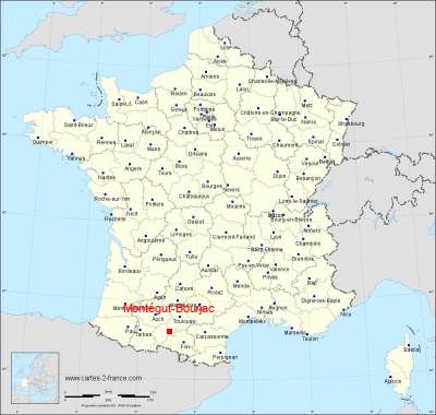 Carte de Montégut-Bourjac
