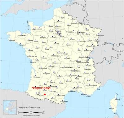 Carte de Nizan-Gesse