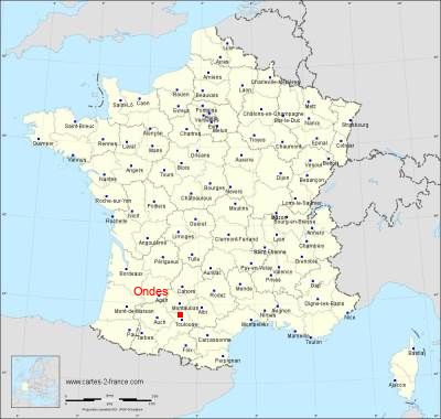Carte de Ondes