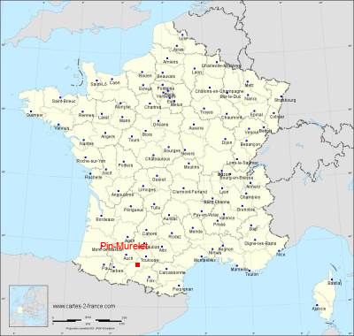 Carte de Pin-Murelet