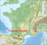 localisation mairie de Pouy-de-Touges
