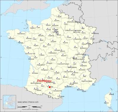 Carte de Péchabou
