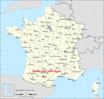 Carte de Ramonville-Saint-Agne