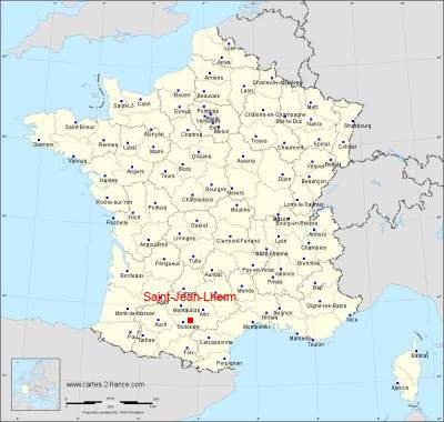 Carte de Saint-Jean-Lherm