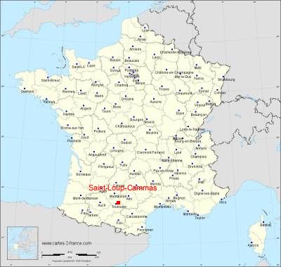 Carte de Saint-Loup-Cammas